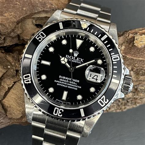 rolex 16610oyster submariner data|rolex model 16610 release year.